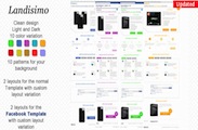Landisimo   Landing Page with Facebook Template
